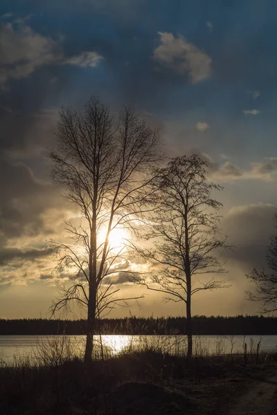 spring lake, March 2019, Tikhvin, Russia