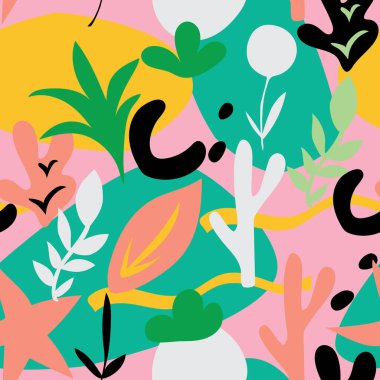 Soyut şekil vektörü kusursuz desen