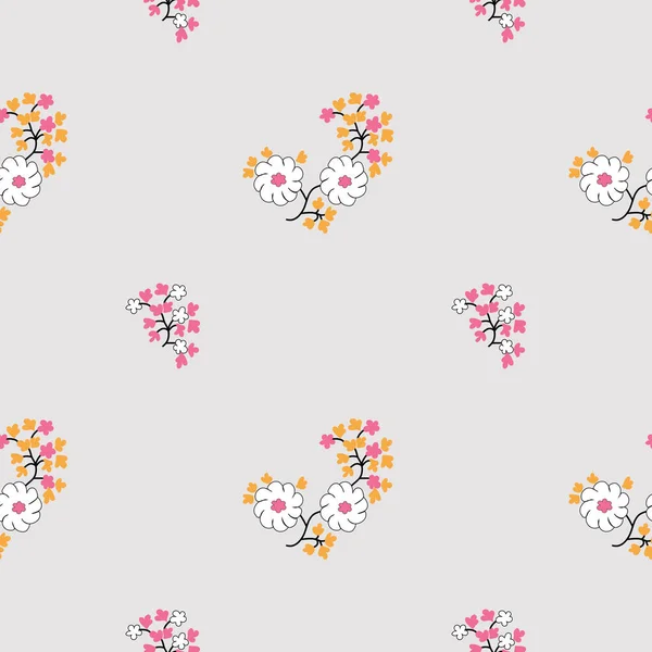 çiçek sorunsuz vektör desen