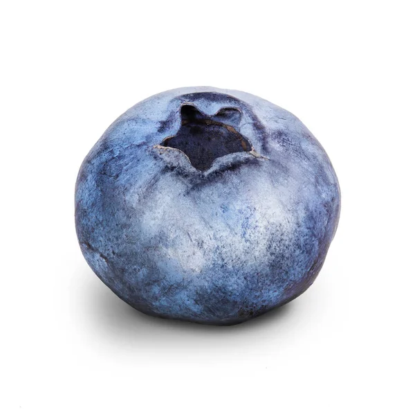 Ώριμα blueberry, απομονωθεί σε λευκό φόντο με διαδρομή αποκοπής — Φωτογραφία Αρχείου