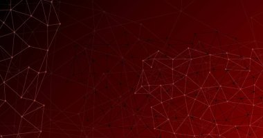 Soyut geometrik arka plan-noktalar ve çizgiler bağlanma. Modern teknoloji kavramı. Poligonal yapısı.