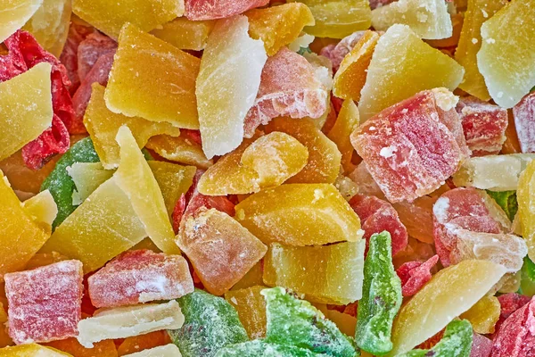 Colorful dried fruits closeup — Stock Photo, Image