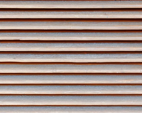 Persiane in legno marrone primo piano — Foto Stock