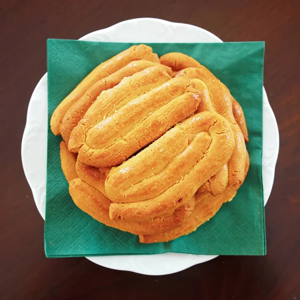 Смирнейка домашнее рождественское греческое печенье — стоковое фото