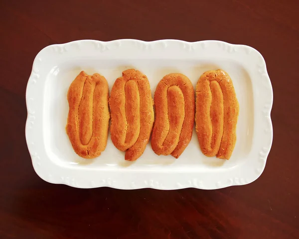 Smirneika, Hemmagjord grekiska påsken cookies — Stockfoto