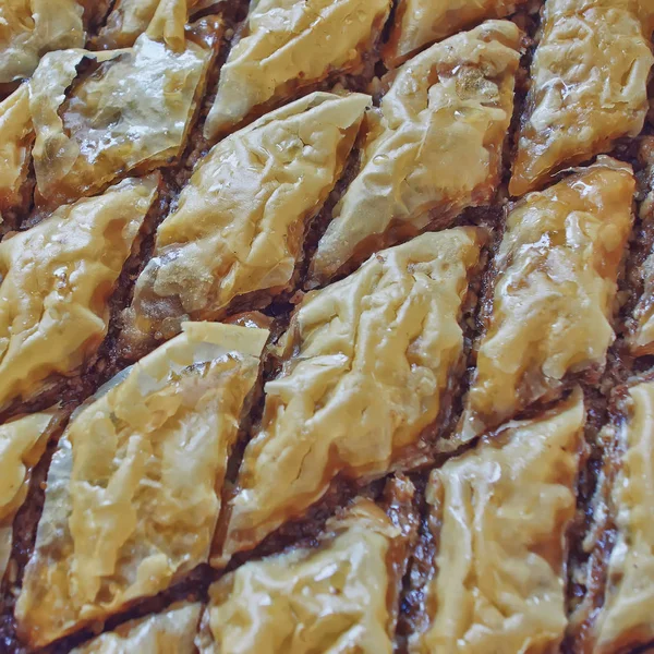 Baklava, traditionelle Wüste im Nahen Osten — Stockfoto