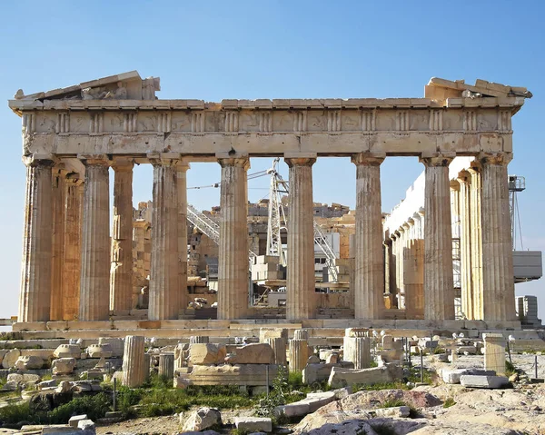 Atenas Grecia, Partenón antiguo templo — Foto de Stock