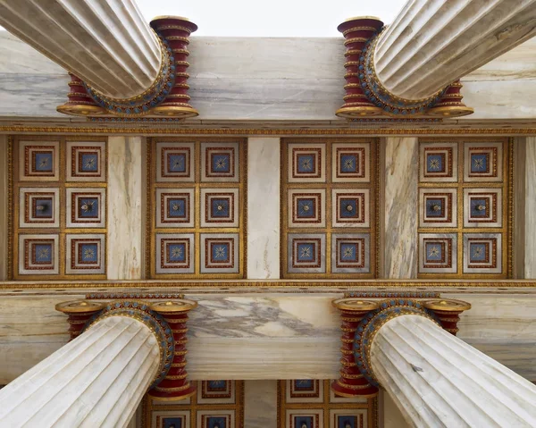 Athens Greece Roof Detail National Academy — Stock Photo, Image