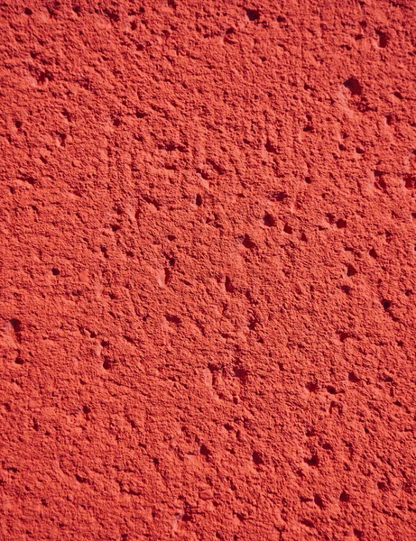 Detalhe Gesso Áspero Colorido Vermelho Espaço Cópia Para Digitação — Fotografia de Stock