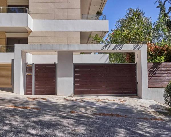 Modern Elegant House Facade Athens Greece — Stock Photo, Image