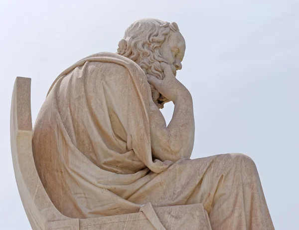 Афины Греция Сократ Знаменитый Древнегреческий Философ — стоковое фото