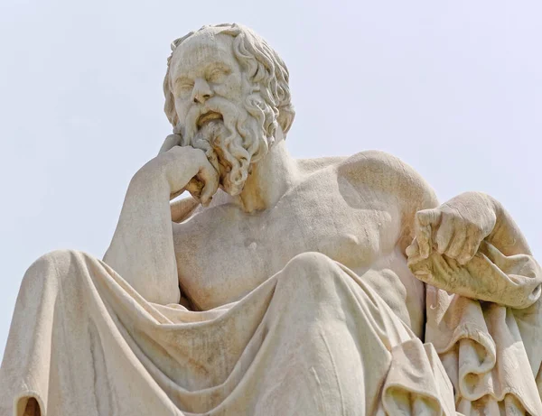 Athene Griekenland Socrates Beroemde Oude Griekse Filosoof — Stockfoto
