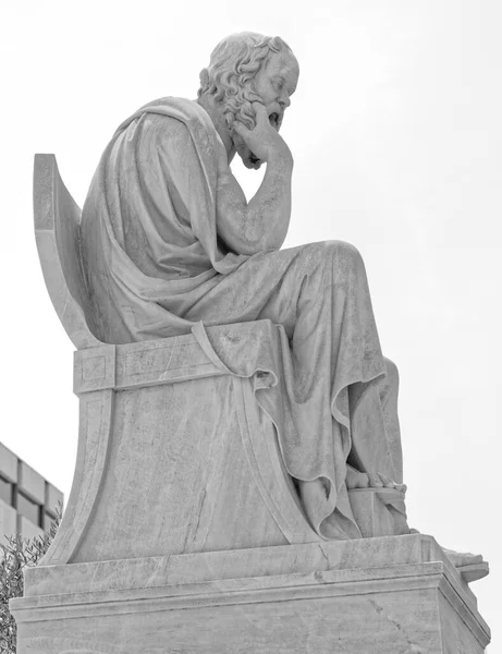 Socrates Ancient Greek Philosopher Deep Thoughts — Stock Photo, Image