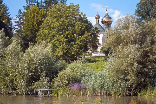 Небольшая Русская Православная Церковь Святой Параскевы Селе Тютки Винницкой Области — стоковое фото