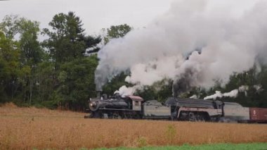 Strasburg, Pensilvanya, Ekim 2019 - İki Norfolk ve Batı buhar motorlarını onardılar.