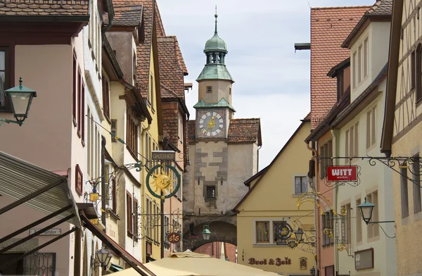 Rothenburg оф дер Rathaus Таубер, Німеччина — стокове фото