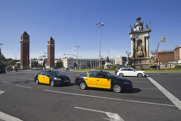 Placa Espanya в Барселоне, Испания — стоковое фото