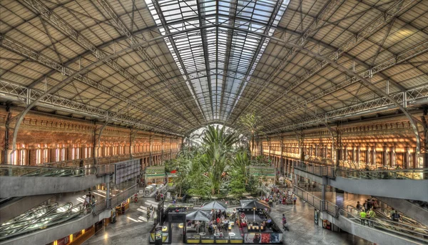 Stazione ferroviaria Atocha Madrid, Spagna — Foto Stock