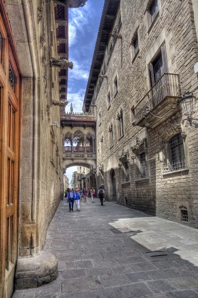 바르셀로나 고딕 지구, 스페인 — 스톡 사진