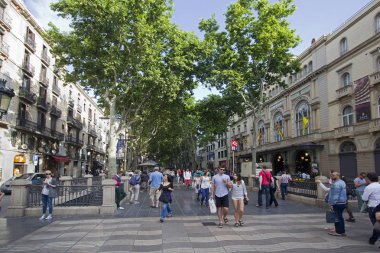 La rambla Barcelona, İspanya