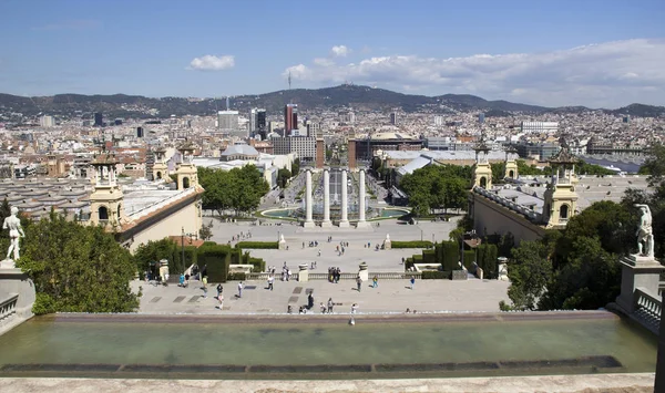 Placa Espanya, Barcelona, Spanyolország — Stock Fotó