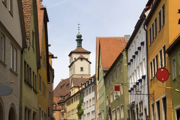 Вежа Rothenburg оф дер Таубер, Німеччина — стокове фото