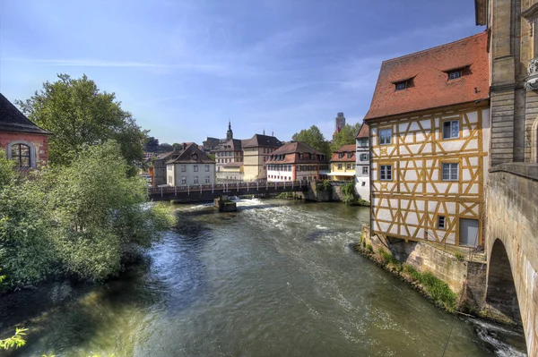 Görünüm nehrin Bamberg, Almanya — Stok fotoğraf