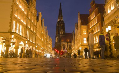 Munster, gece, Almanya
