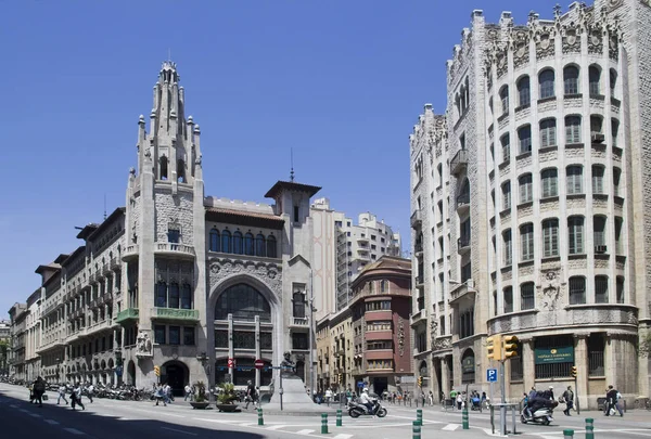 Luoghi di interesse di Barcellona, Spagna — Foto Stock