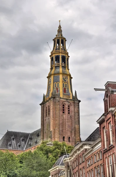 Kilise kulesi Groningen, Hollanda — Stok fotoğraf