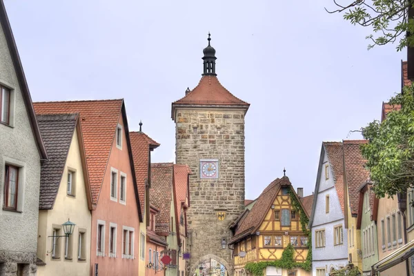 Rothenburg ob der Tauber, Německo — Stock fotografie