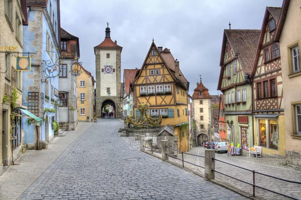 Rothenburg ob der Tauber，德国 — 图库照片