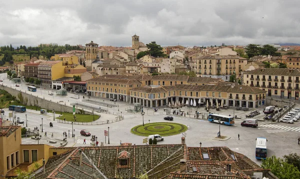 Városképet gazdagító épületnek szánták, Segovia, Spanyolország — Stock Fotó