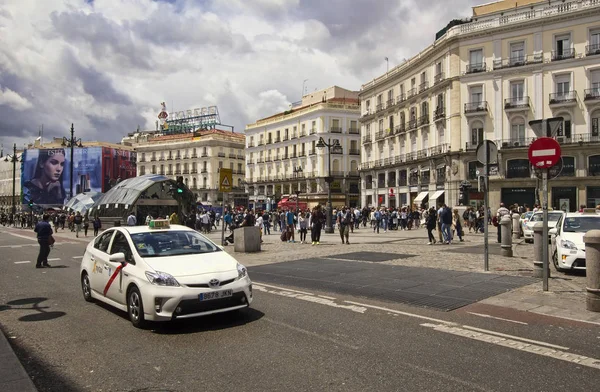 Puerta del sol in madrid, Spanje — Stockfoto