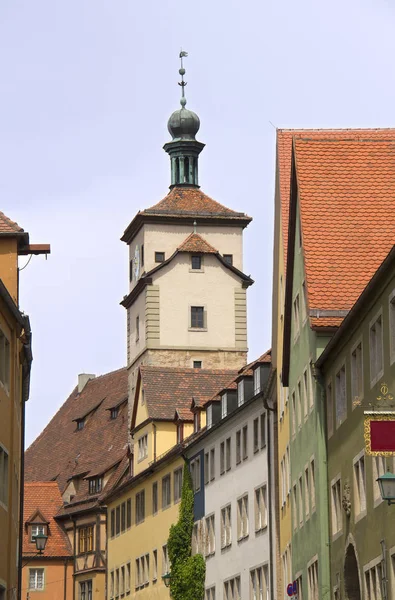 Wieża w Rothenburg ob der Tauber, Niemcy — Zdjęcie stockowe