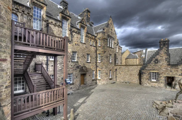 Courtyard of Edinburgh Castle — Stock Photo, Image