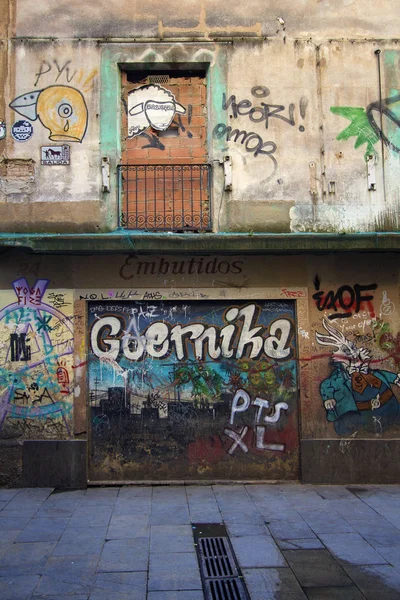 Barcelona'da graffitti — Stok fotoğraf