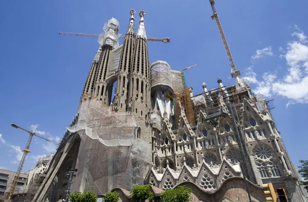 Sagrada Familia στη Βαρκελώνη, Ισπανία — Φωτογραφία Αρχείου