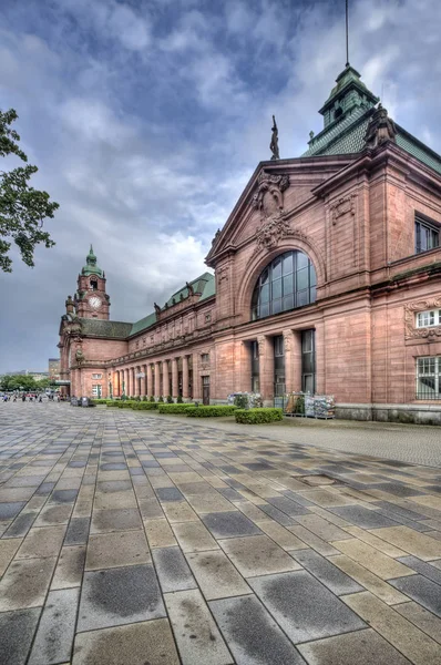 Wiesbaden Estação Ferroviária — Fotografia de Stock