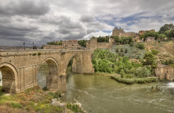 Saint Martins bridge in Toledo, Spain