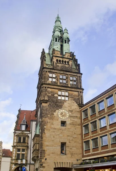 Historical tower in Munster, Germany — Stock Photo, Image