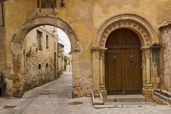 Historische huizen in Segovia, Spanje — Stockfoto