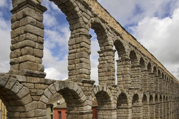 Romeinse Aquaduct in Segovia, Spanje — Stockfoto