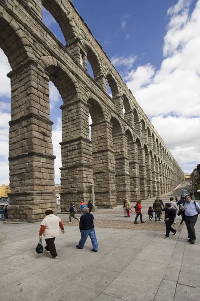 Aquaducts romains en Segovia, Espagne — Photo