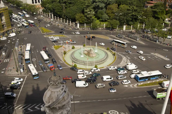 Plaza de cibeles v Madridu, Španělsko — Stock fotografie