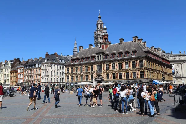 Oude beurs gebouw in Lille, Frankrijk — Stockfoto