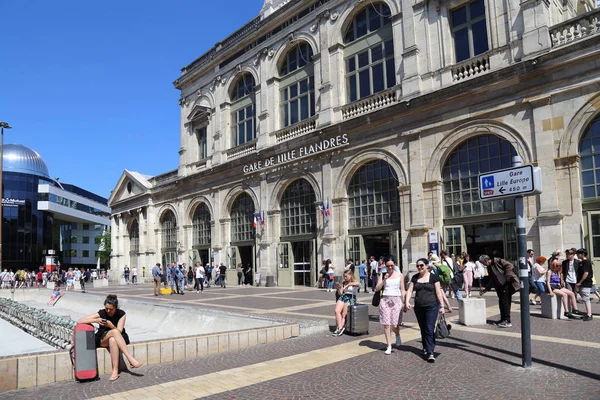 Tren İstasyonu, Lille, Fransa — Stok fotoğraf