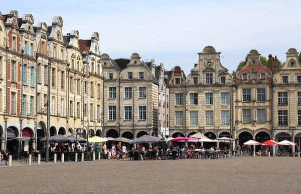 Arras Stadtplatz in Frankreich — Stockfoto