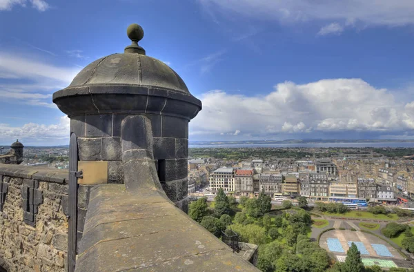 Widok z zamku w Edynburgu — Zdjęcie stockowe