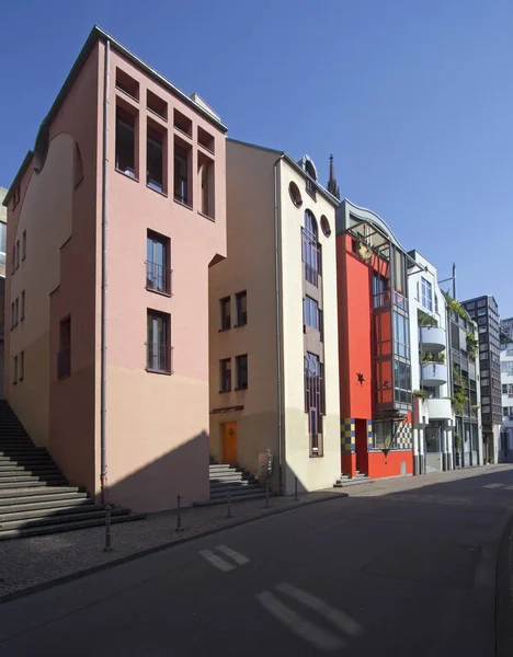 Casas modernas em Frankfurt — Fotografia de Stock